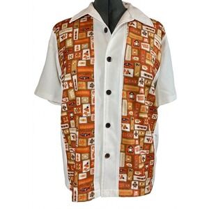 Disney Parks Trader Sam's Polynesian Village Button Down Shirt Size Small NWT